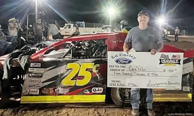 POLEN CLAIMS LEGACY SPEEDWAY VICTORY